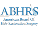 Logo for American Board of Hair Restoration Surgery, which has featured Jeffrey Epstein, MD, FACS