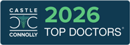 Logo for Castle Connolly Top Doctors 2026, which has featured Jeffrey Epstein, MD, FACS
