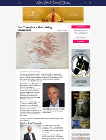 New York Social Diary article